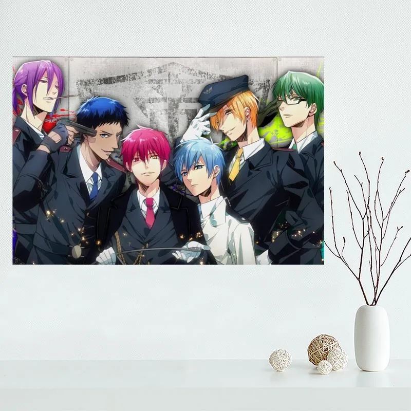Холщовый постер Kurokos с корзиной на заказ украшение для дома настенное искусство