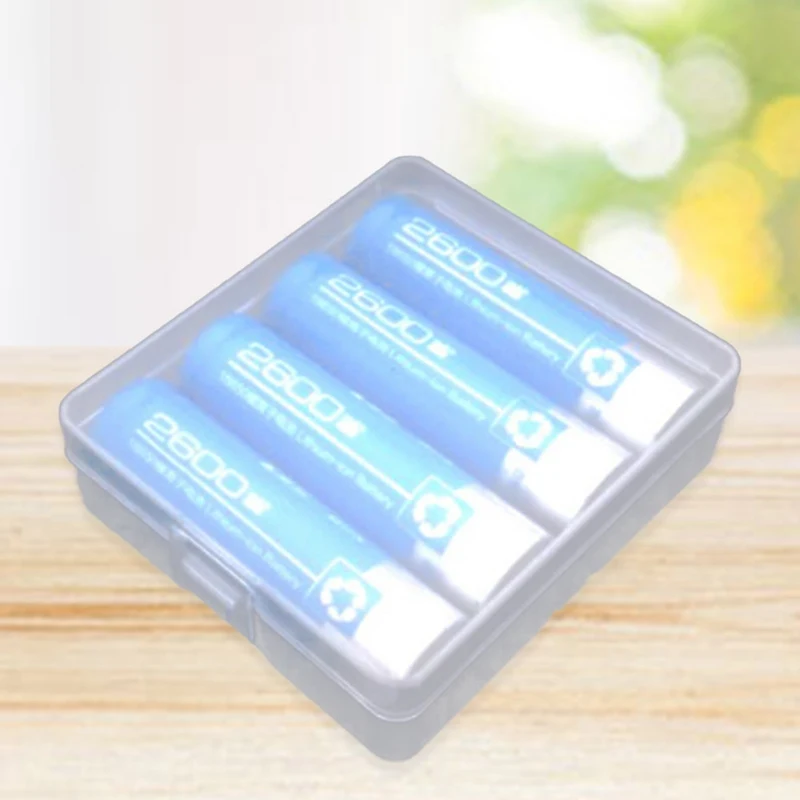 

1-2pcs 4 X 18650 Holder Hard Plastic Case Holder Battery Storage Box For 1-4pcs 18650 Battery Case Container Holder