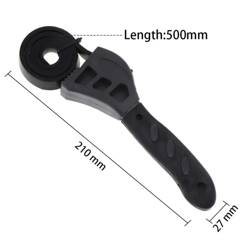 Prostormer резиновый гаечный ключ мм 500 ремень мульти функция черный регулируемый для