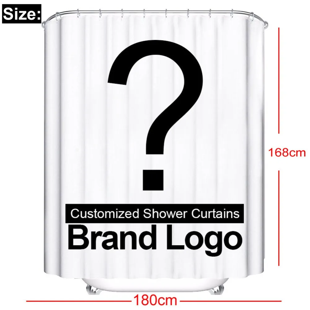 Занавеска для душа HUGSIDEA с 3D рисунком тропических рыбок утолщенная