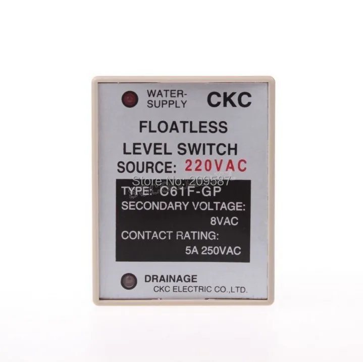 

Реле управления жидкостью C61F-GP AC 110V, 8-контактное реле управления жидкостью и основание