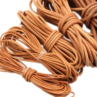 10 meters diy accessories material vintage leather round leather rope line original color handmade 1 1 5 2 3 4 5mm