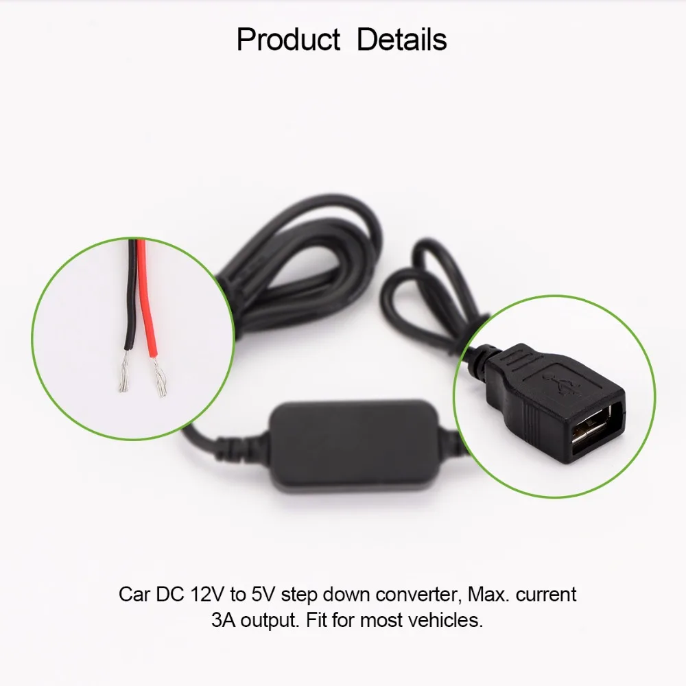 Onever 15W Dual USB Voltage Adaptor Converter 12V to 5V 3A 2 DC-DC Buck Step Down Module car accessories | Автомобили и мотоциклы