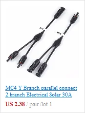 MC4 разъем Мужской Женский удлинитель провод 6/4/2.5MM2 1 м 2 м 3 м 5 м 10 м подключения ветка продлить Панели солнечные кабель для подключения к сети