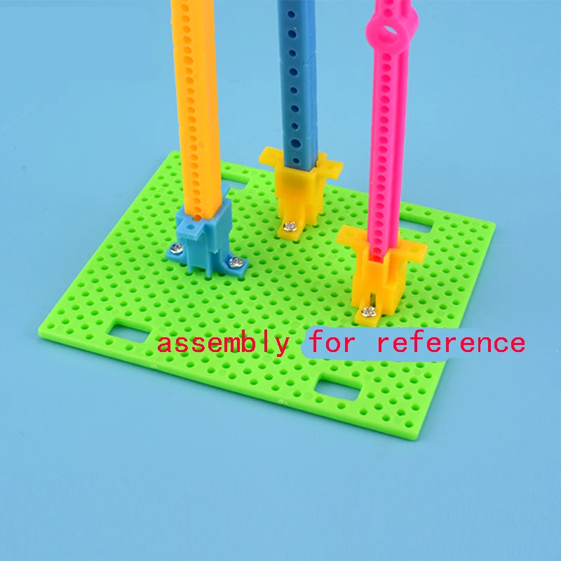 10/100pcs Tripod/double plug plastic connector/diy toy parts/technology model/rc car robot parts/baby toys for children | Игрушки и