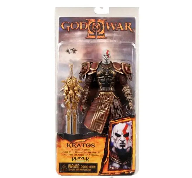 ГОРЯЧАЯ 7 5 &quotNECA God of War Kratos в золотой флисовой броне с головой Медузы ПВХ фигурка