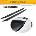 Задний спойлер из искусственной кожи на окно для BMW X6 E71 2008-2013, боковой спойлер на заднее окно, отделка крыла