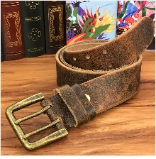 Кожаные ремни без пряжки мужской ремень Ceinture Homme мужские кожаные ремни без пряжки мужской ремень из натуральной Leather105-125CM SP05