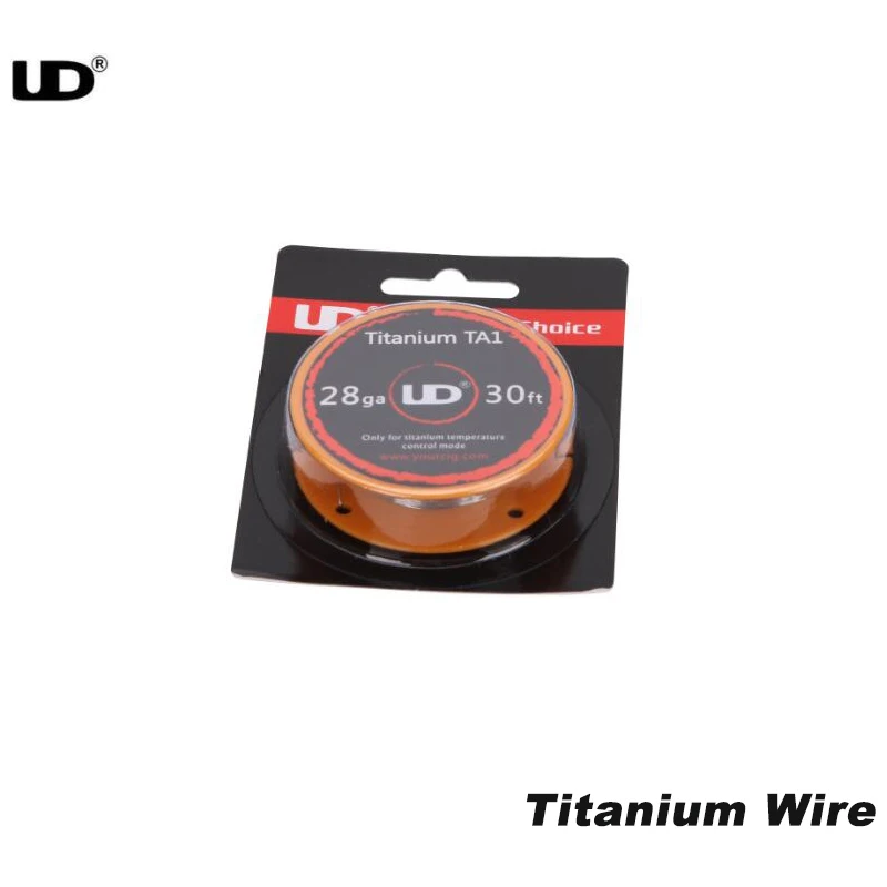 Оригинальный Youde UD 28ga/26ga Титан TA1 провод 30ft/рулон электронная сигарета DIY катушка
