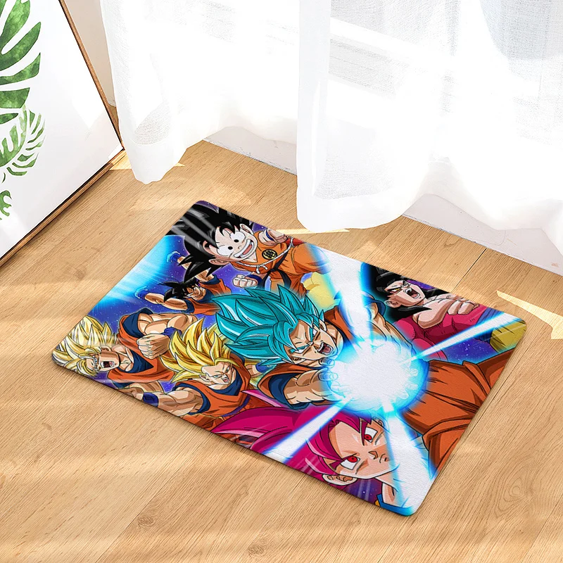 see chart IVYYE Dragon Ball индивидуальный коврик с рисунком из аниме украшения для дома ковры мультяшный коврик для спальни коврики для ванной плюшевые коврики коврик для двери Новинка - Цвет: see chart