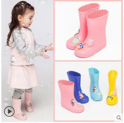 Free shipping 2020 Children's shoes snow Boots Girls rubber winter Rain boots Baby girls Boys | Детская одежда и обувь