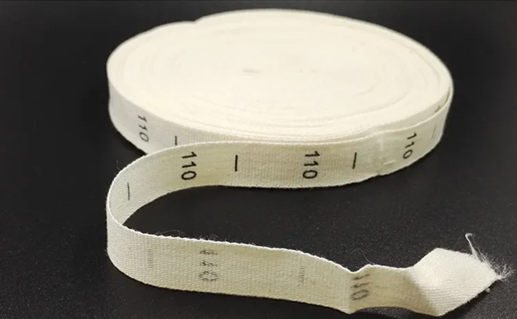 500 шт/рулон высококачественные бежевые хлопковые этикетки моющиеся мягкие для