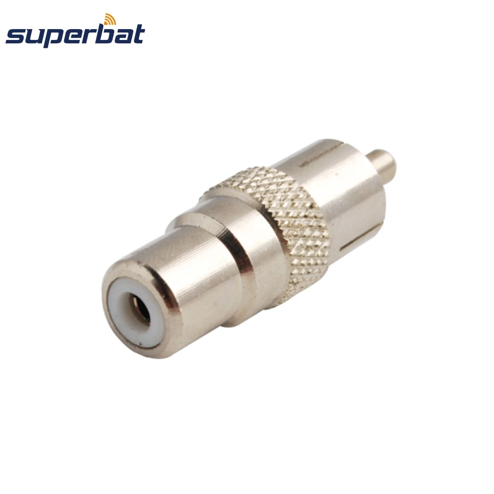 Superbat RCA штекер Phono к гнезду адаптер радиочастотный коаксиальный разъем|phono connector|l
