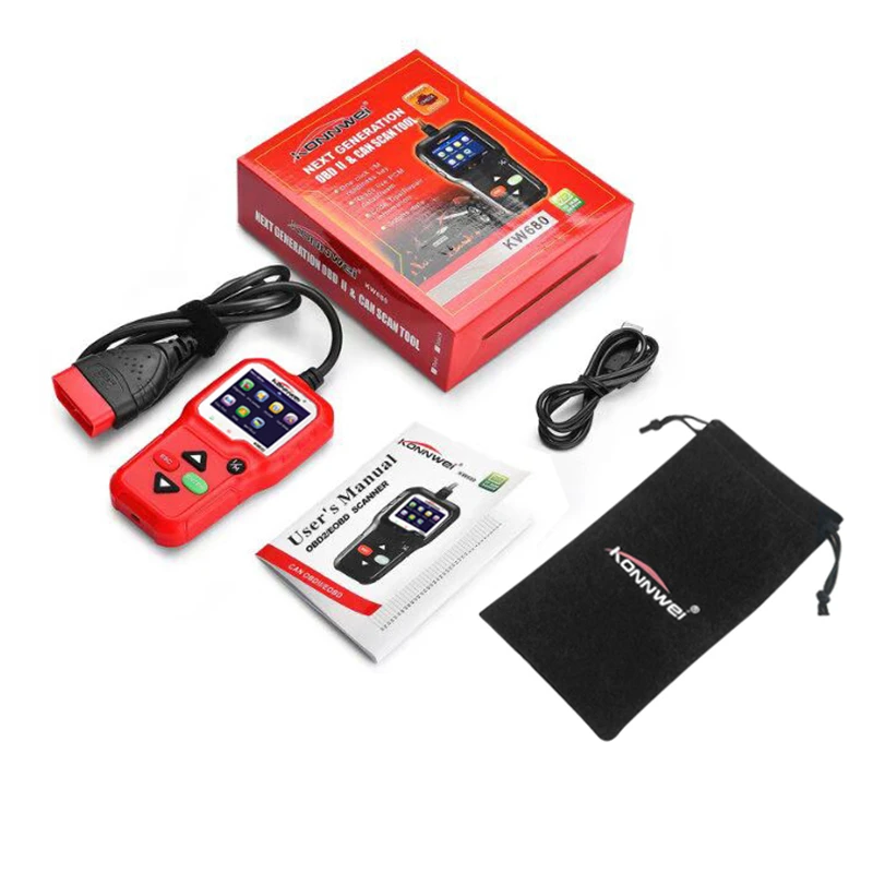 KONNWEI KW680 OBD2 Автомобильный сканер Авто Автомобильные инструменты для диагностики