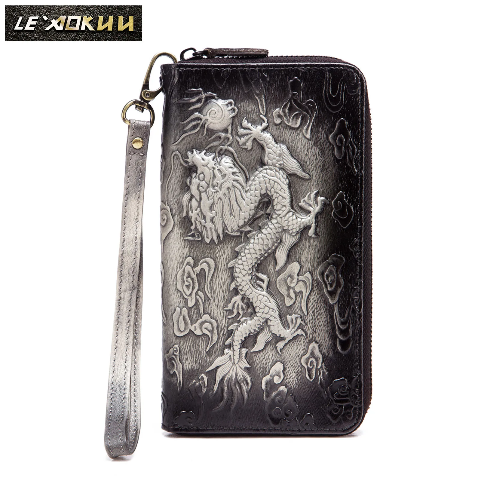 Новый дизайн Мужской органайзер модный держатель для карт из натуральной кожи