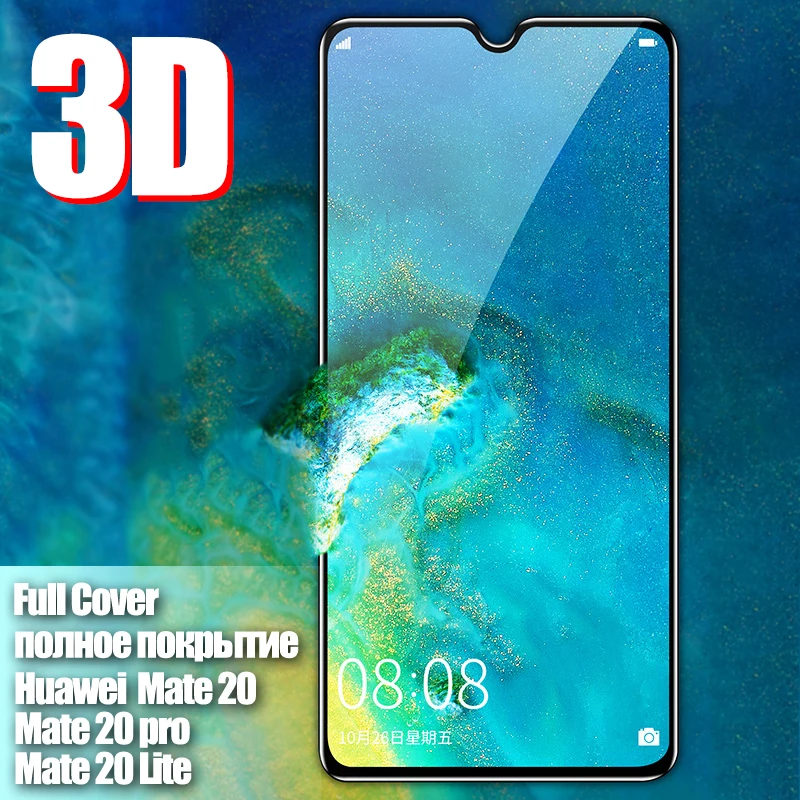 Закаленное стекло для Huawei Mate 20 Lite пленка телефона Light изогнутое Защитное Pro защита
