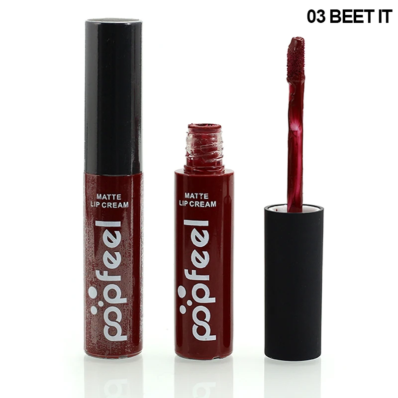 Жидкая губная помада с оттенком Стойкий матовый блеск для губ бархатный