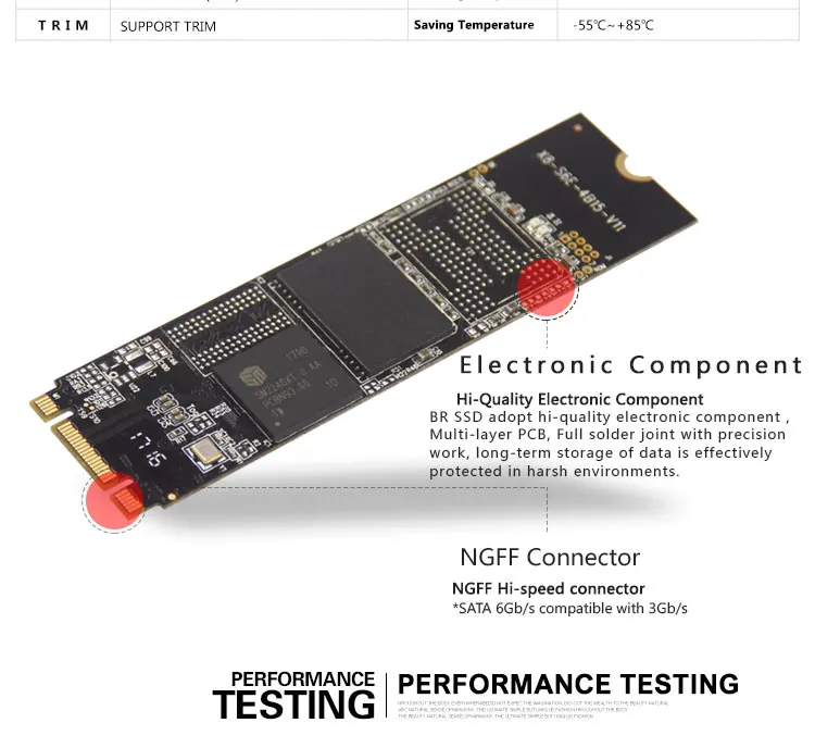 BR ssd m.2 2280 240G 120G 60G sata3 внутренний жесткий диск для ноутбуков NGFF в SATA адаптер