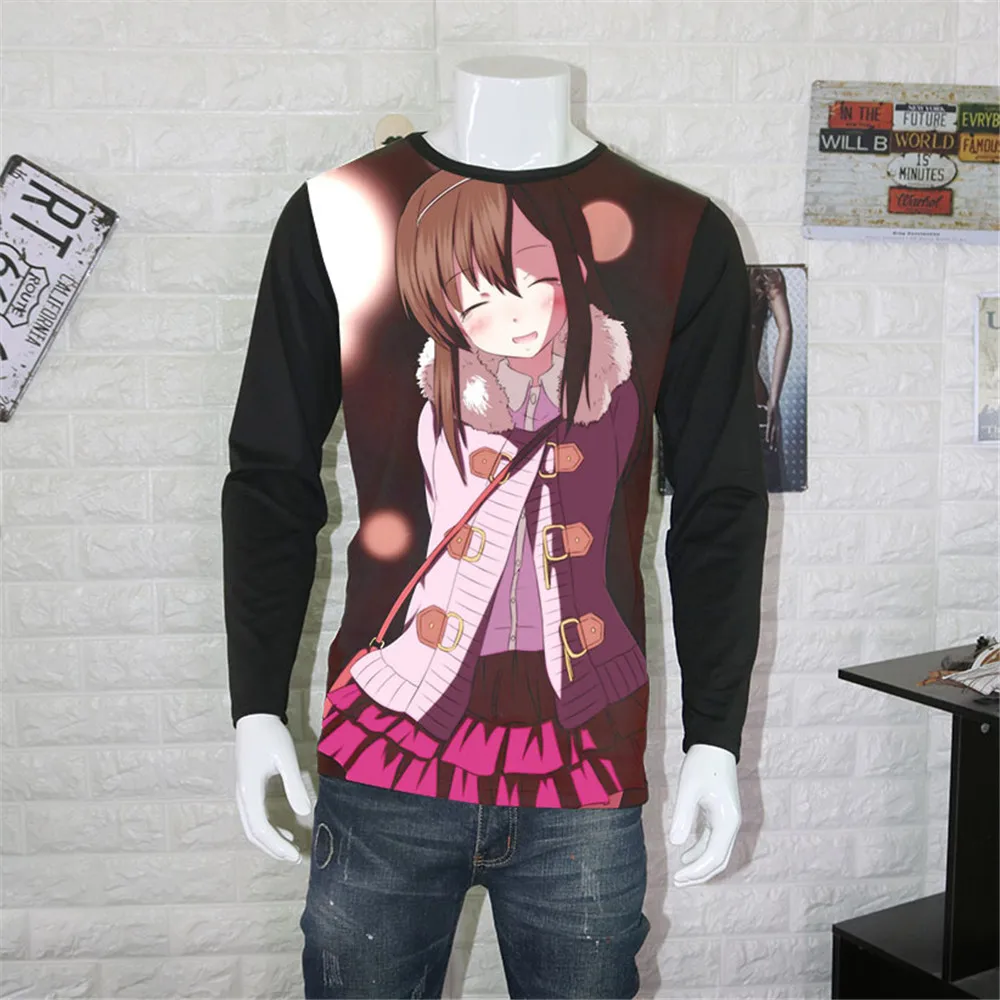 Косплэй аниме унисекс футболки кошечка из футболка Sakurasou sakura Су нет домашних