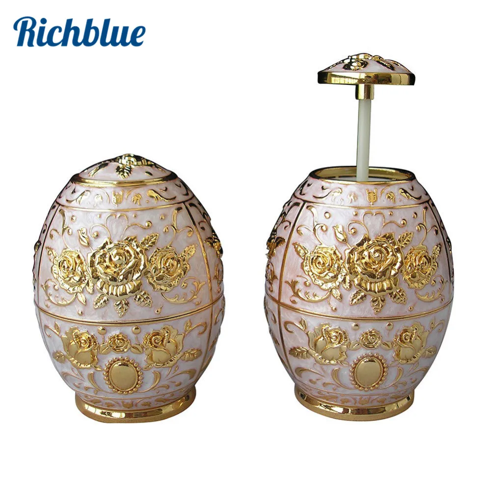 Металлическая винтажная Автоматическая Подставка Для Зубочисток цинковый сплав