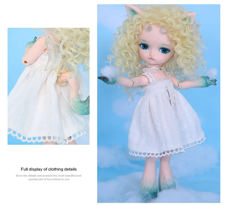BJD одежда Teenie Gem Body 1/6 для Yosd Feny Necy Taco Dolomi красивое платье маленькие аксессуары для игрушечной куклы luodoll