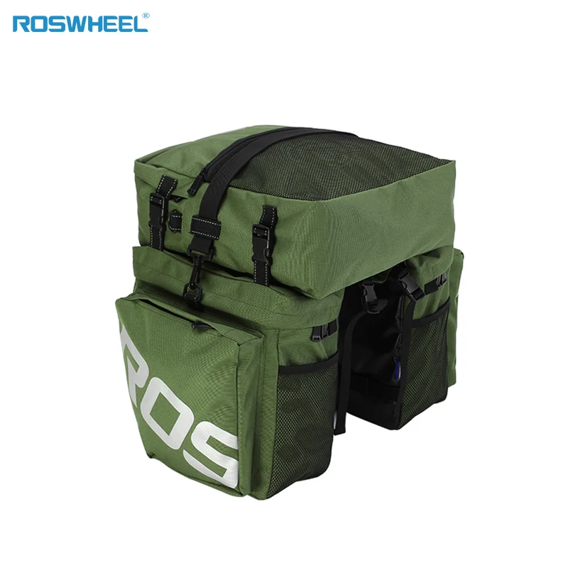 ROSWHEEL 37L водостойкая велосипедная задняя Сумка, прочная велосипедная сумка, велосипедная сумка, сумка-Карго - Цвет: 14892G
