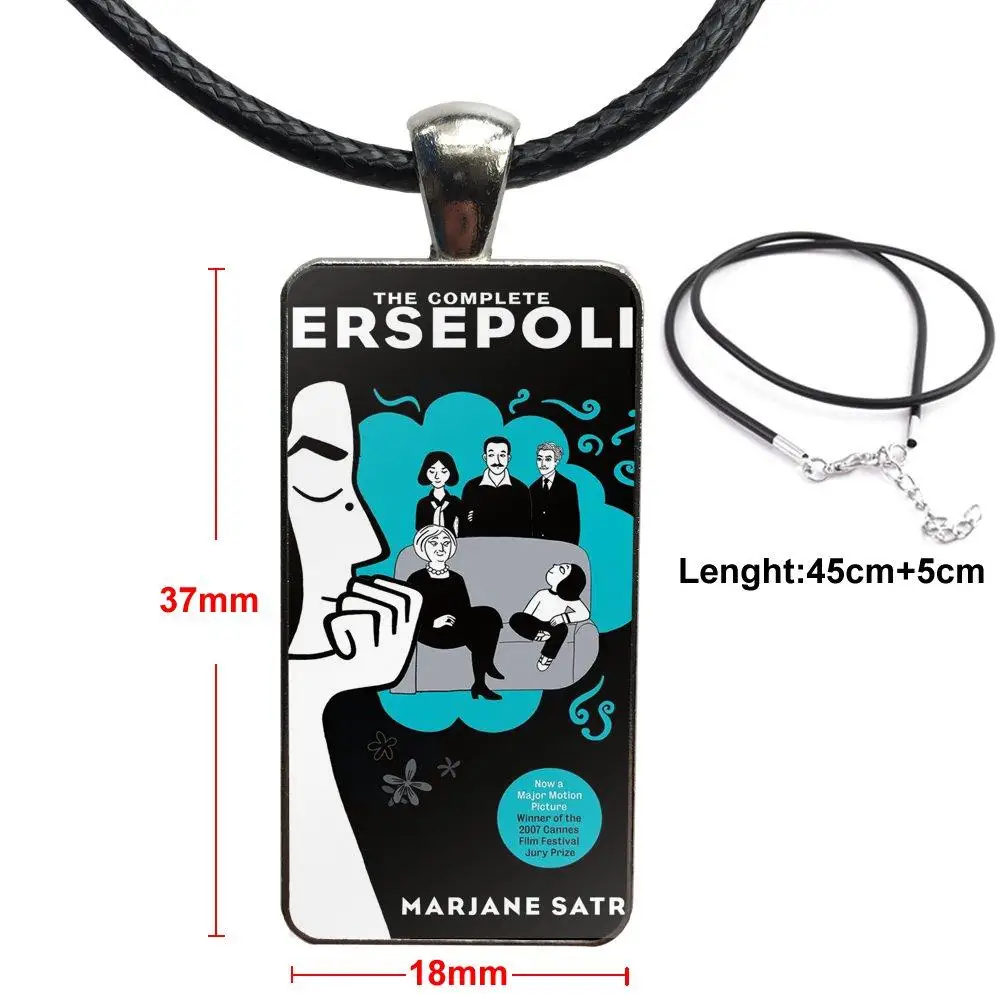 Для женщин вечерние подарочные комиксы Persepolis гибкие Стеклянные Подвески