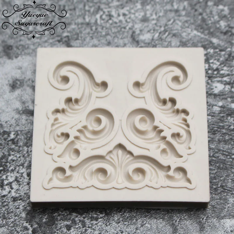 Силиконовая форма Yueyue Sugarcraft для украшения торта шоколадной мастики|fondant molds|silicone
