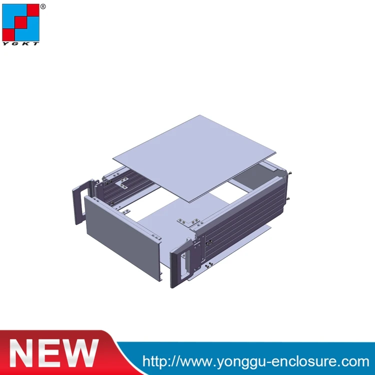 Корпус из алюминиевой коробки 2U 229*88 250 мм (Ш * В л) 2u алюминиевый корпус для