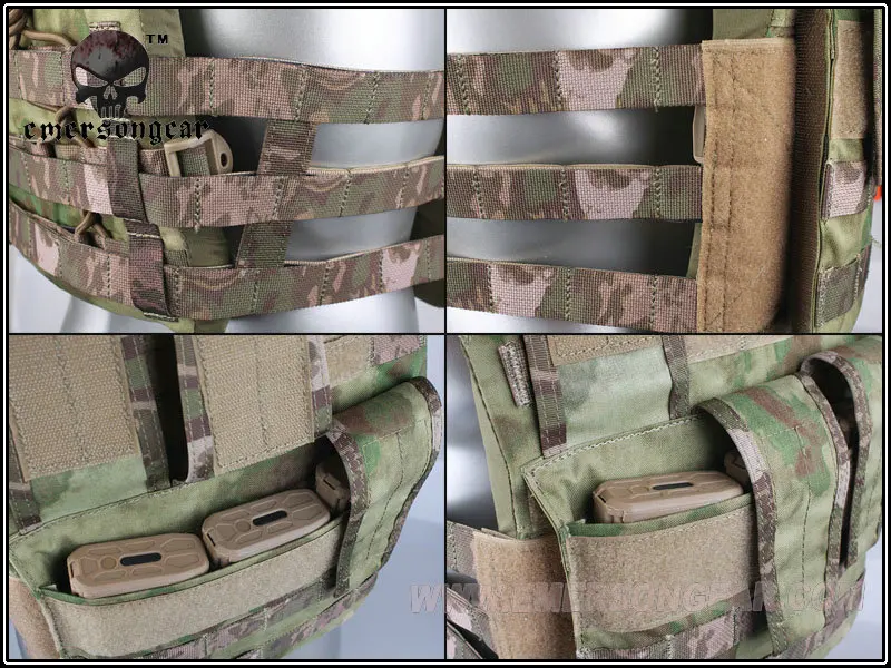EMERSON JPC жилет N Перейти плиты Перевозчик тактический Airsoft с 3 Чехлы AT FG EM7355|jpc vest|vest