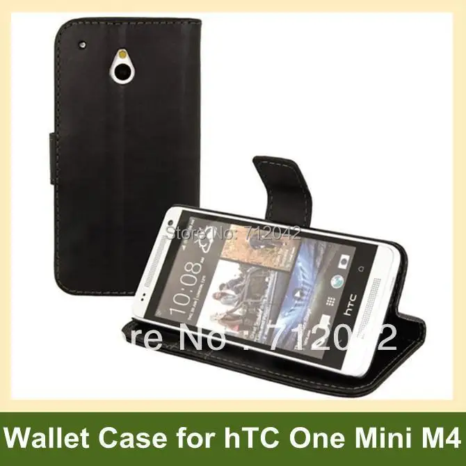 Разноцветный Чехол бумажник с откидной крышкой для hTC One Mini M4 чехол из