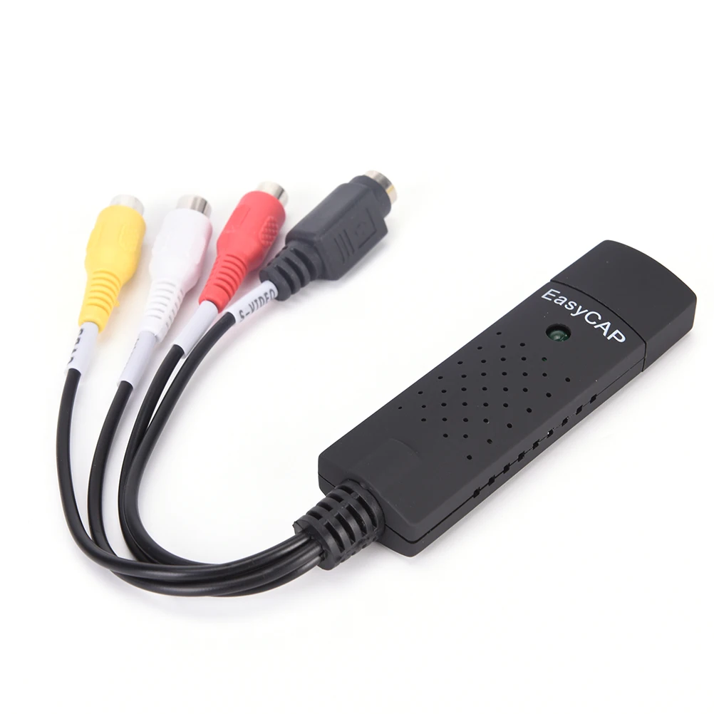 Адаптер USB Easycap 2 0 TV Video Audio VHS на DVD HDD|vhs to|vhs to dvdaudio video |