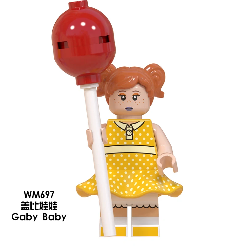 WM697 Новая история игрушек 4 фигурки Вуди форки Базз Лайтер Джесси Даки Бо Пип инопланетянин мультфильм строительные блоки Друзья наборы игрушки 3 - Цвет: WM697