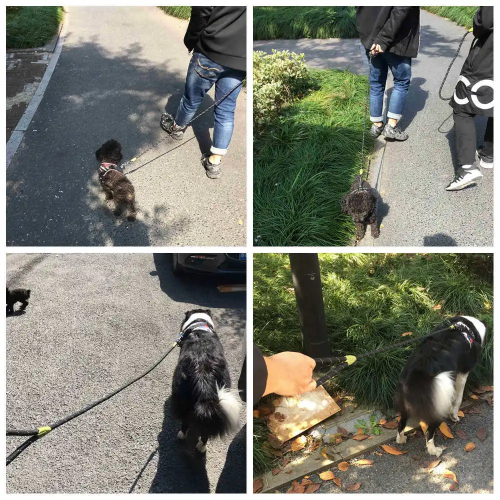 Pet товары собаки поводок для маленьких большой собаки поводки Светоотражающие поводок собаки веревку домашние привести Собачий Ошейник Жгут нейлон Беговая поводки