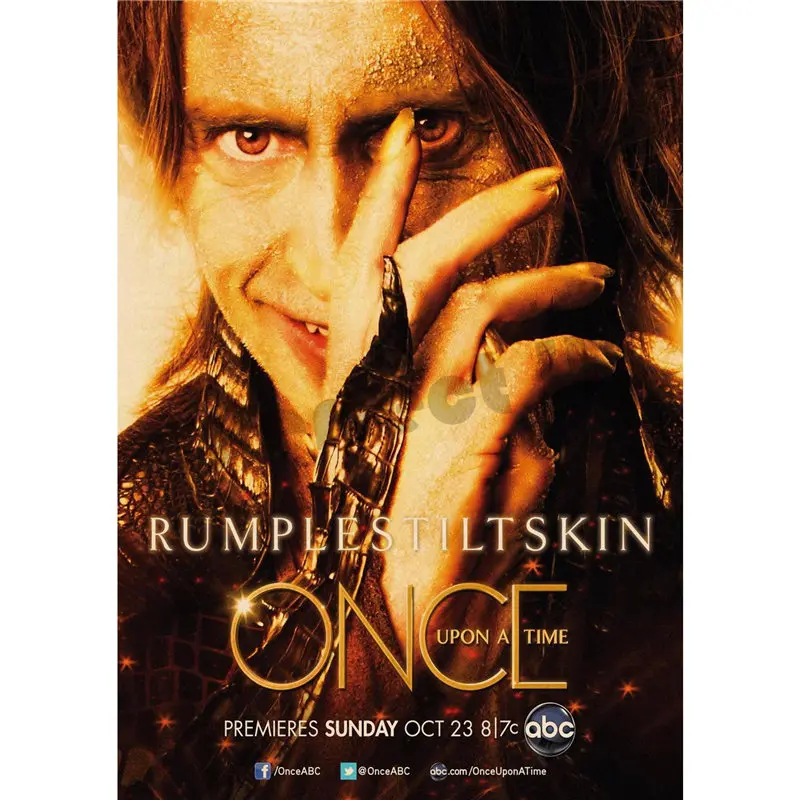 Once Upon a Time домашний интерьер украшения Крафт Фильм плакат рисунок core наклейки на стену - Цвет: Светло-серый
