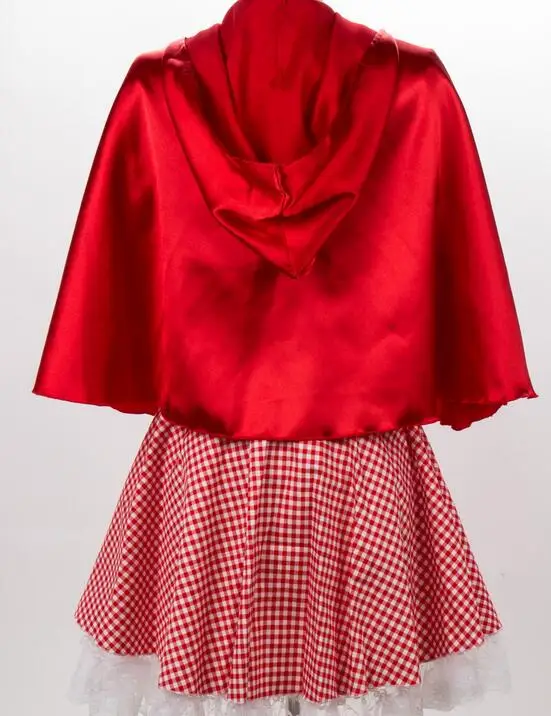 Размера плюс XXXXXL XX взрослый костюм Красная Шапочка для косплея на хеллоуин