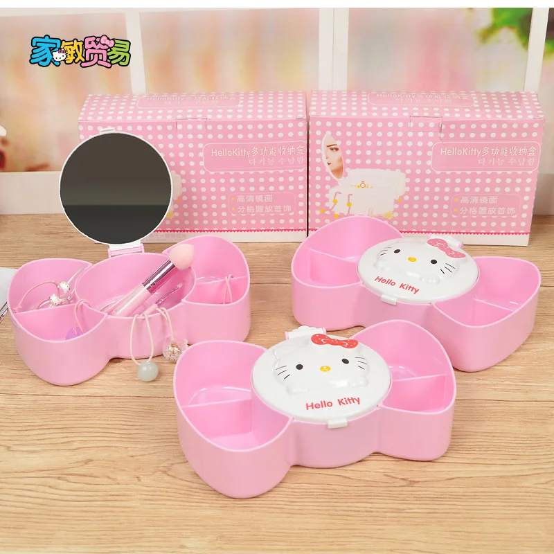 Коробка для украшений с изображением милой принцессы Hello Kitty косметическая