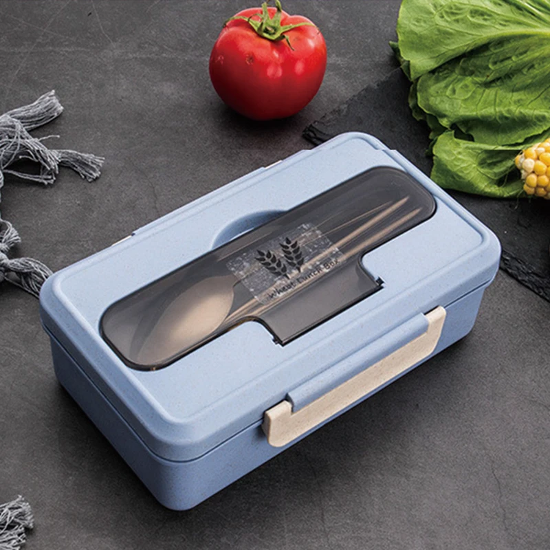 Пшеничная соломенная коробка для обедов микроволновая печь Bento box контейнер