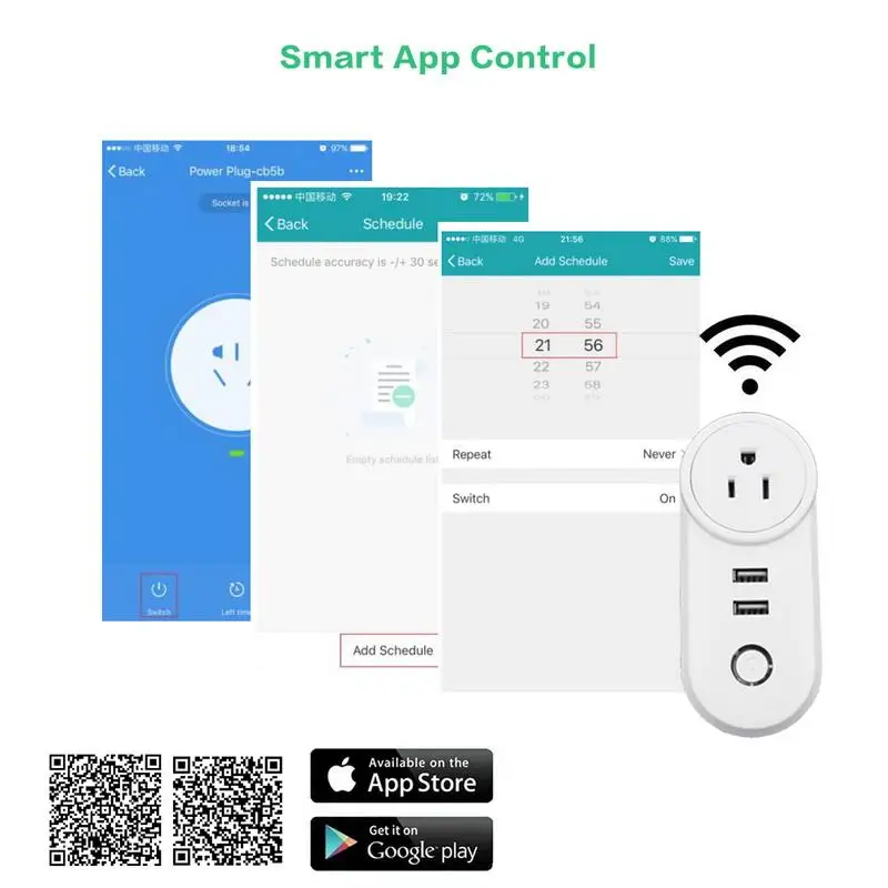 Таймер Wifi розетка умный пульт дистанционного управления для Android IOS