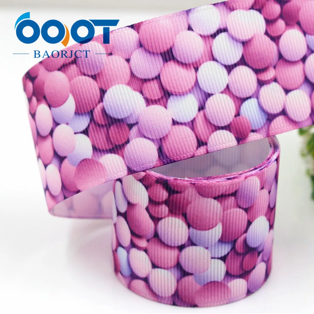 OOOT BAORJCT G-18716-611 38 мм 10 ярдов мультфильм ленты тепловой передачи печатных grosgrain Свадебные аксессуары DIY материал