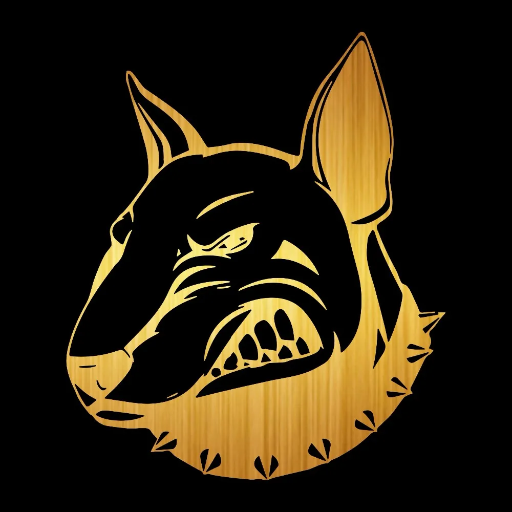 13 3*15 7 см Angry Bullterrier автомобильные наклейки с собаками креативная виниловая