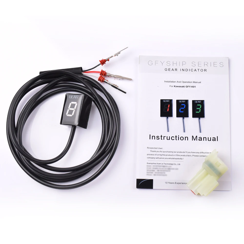 Мотоцикл 1-6 уровень водонепроницаемый цифровой измеритель для Kawasaki Ninja300 ниндзя