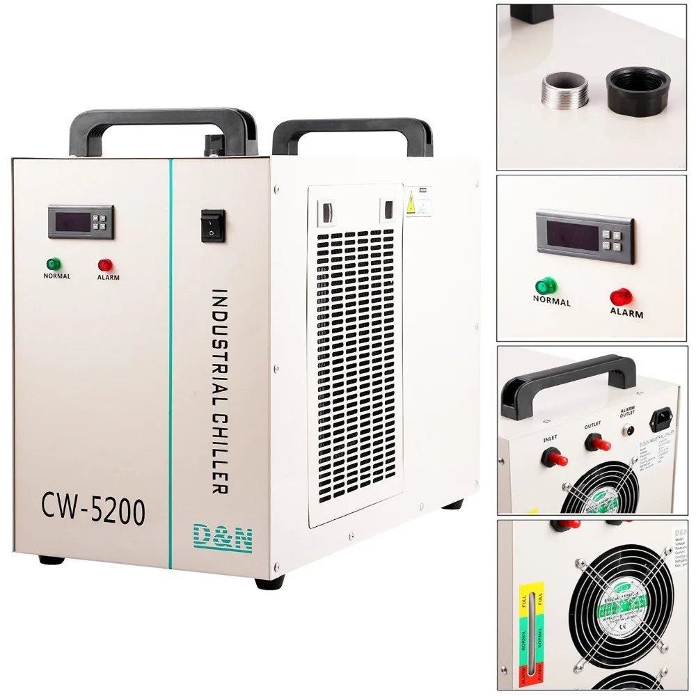 Промышленный охладитель воды CW 5200 6L промышленный для лазерной машины 130 W/150