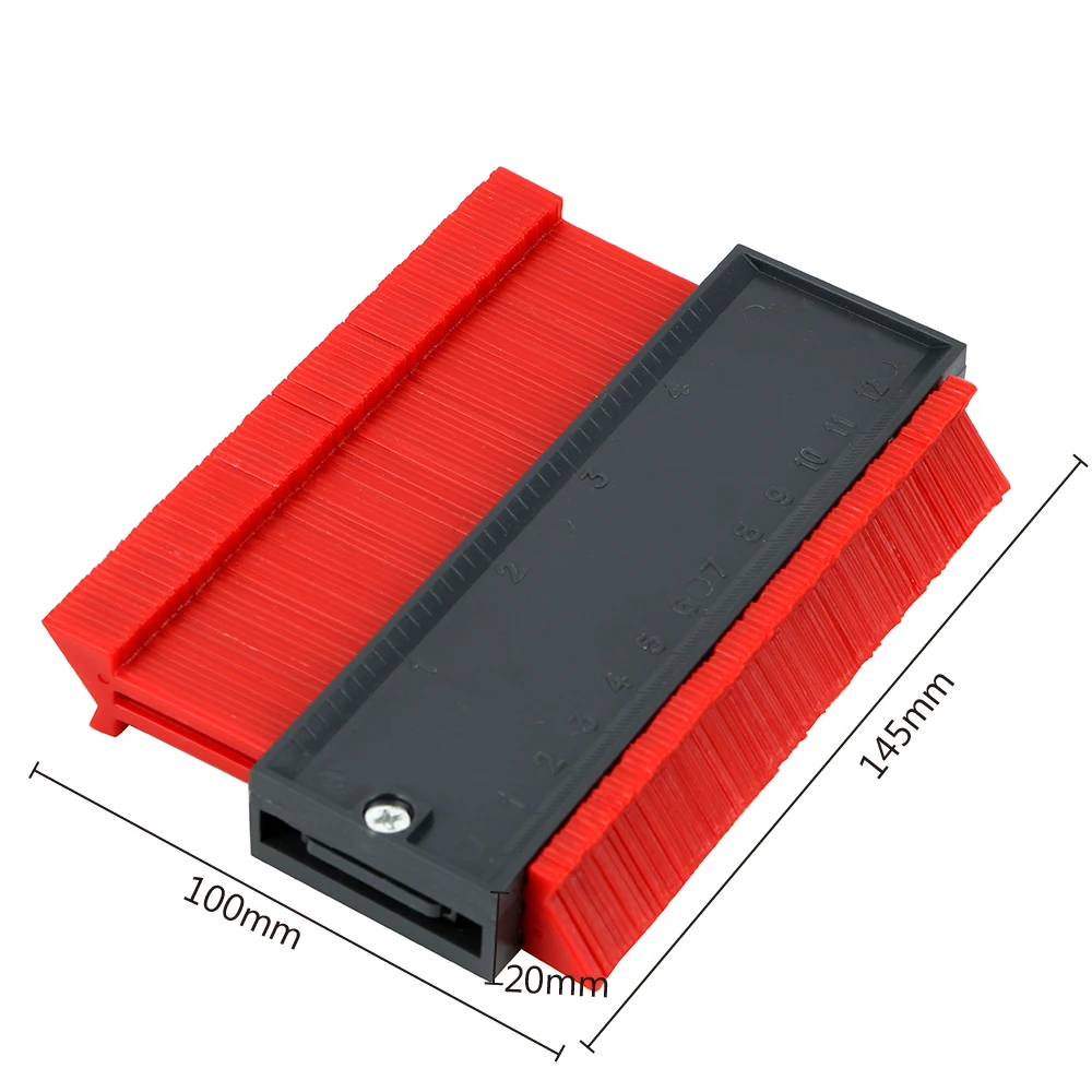 Standard Wood Marking Tool Shape Contour Gauge Copy Gauge Plastic Profile Tiling Laminate Tools Duplicator Profile