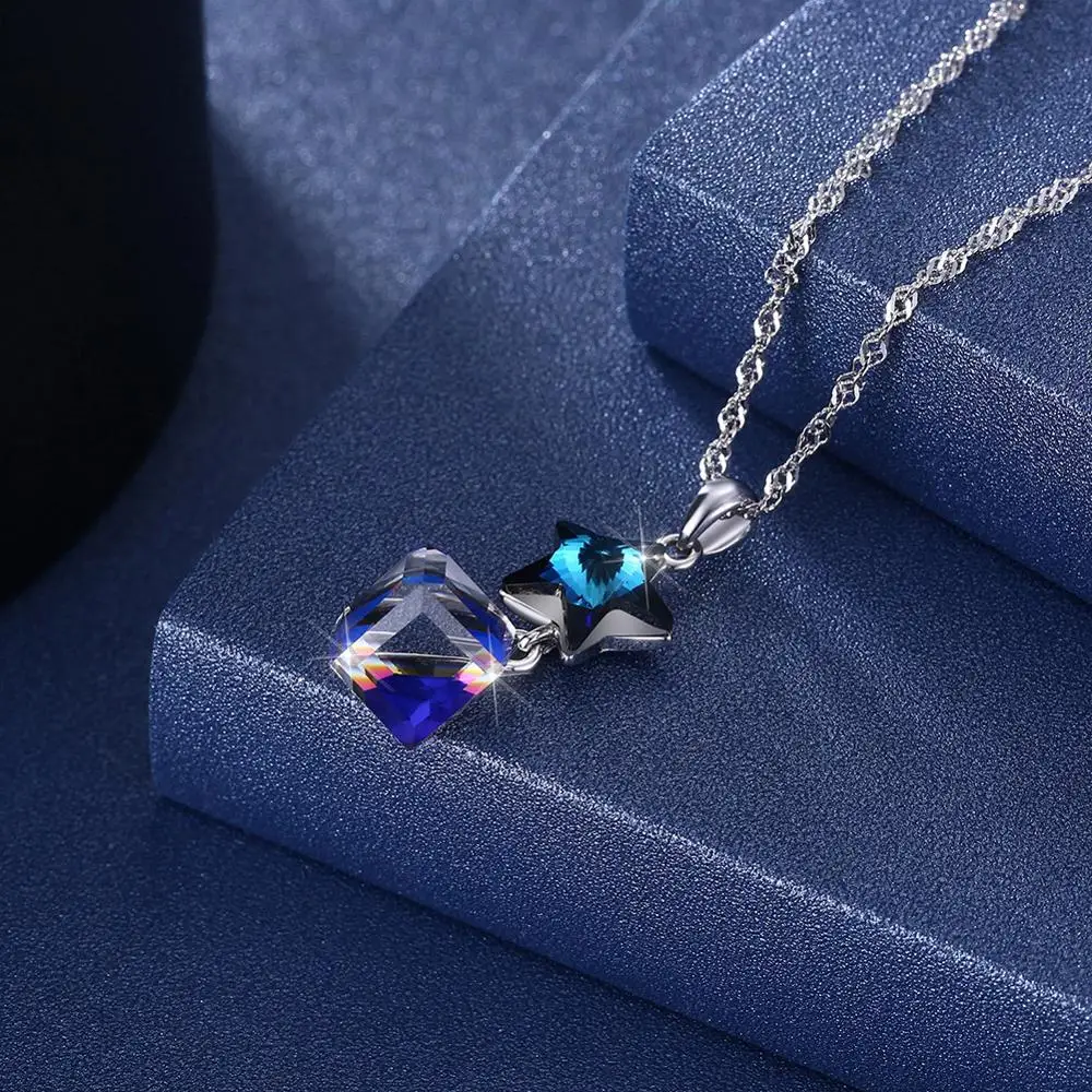 Морская звезда Тихий океан подвеска королевский синий кристалл от Swarovski Elements