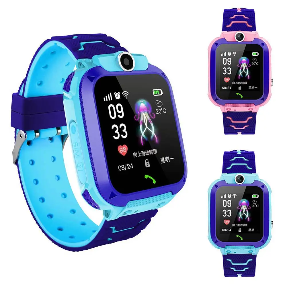 

New Arrival Children Waterproof USB Charge GPS SOS Touch Smart Watch Phone for Android IOS