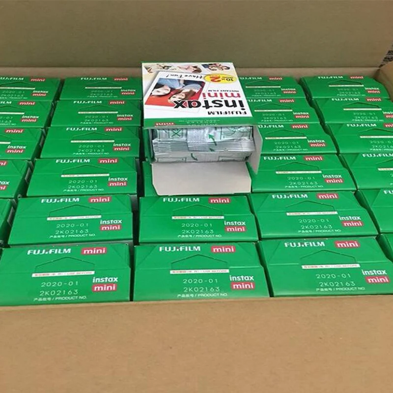 Оригинальная фотобумага Fujifilm Instax mini 8 20 листов пленка с белым краем 3 дюйма для