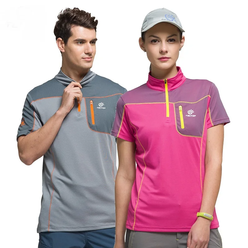 Новые летние мужские уличные спортивные с коротким рукавом быстросохнущие