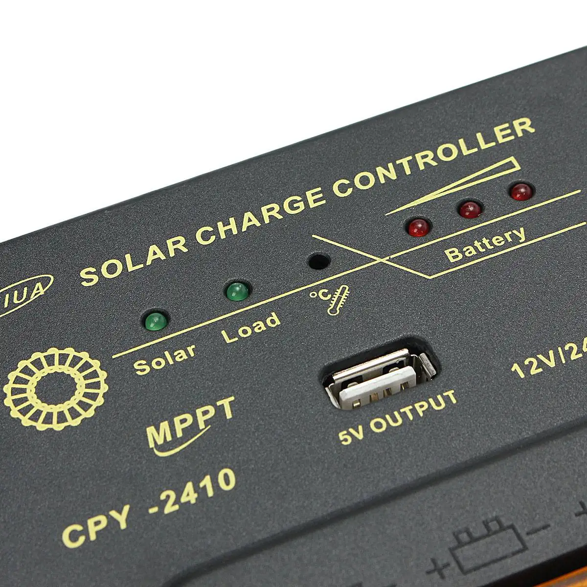 CPY-2410 12 V/24 V 10A USB со слежением за максимальной точкой мощности, Панели солнечные Батарея контроллер заряда