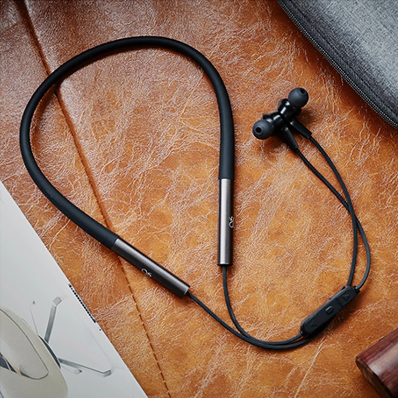 Shanling MW100 Bluetooth беспроводные наушники вкладыши с шейным ремешком спортивные